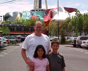 Bill Mahoney and family