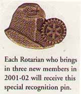 Rotary Membership Award Rotary Membership Award