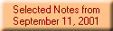 Selected Notes from
September 11, 2001