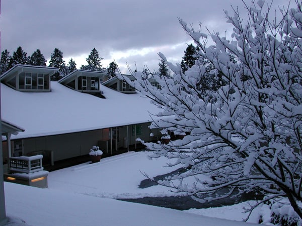 Glendale in snow
