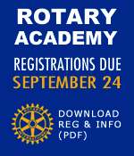Rotary Academy Applications Due September 24