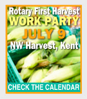 Rotary First Harvest Work Party—check the calendar!